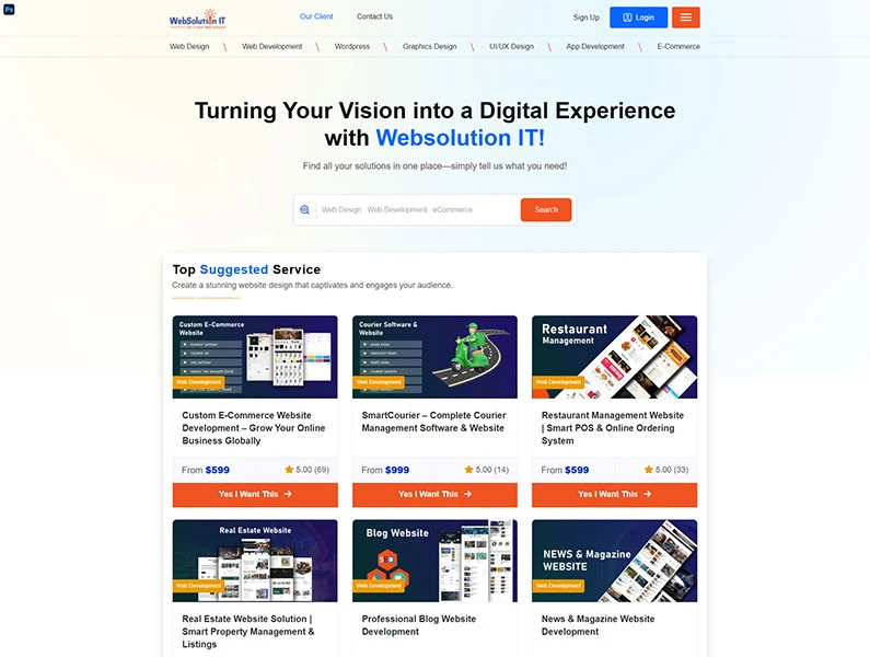 Websolution IT Ecommerce Website with Laravel