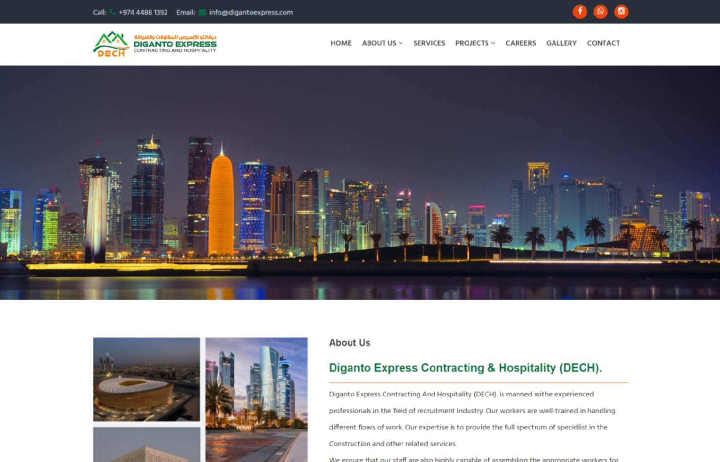 Digantoexpress Business Website