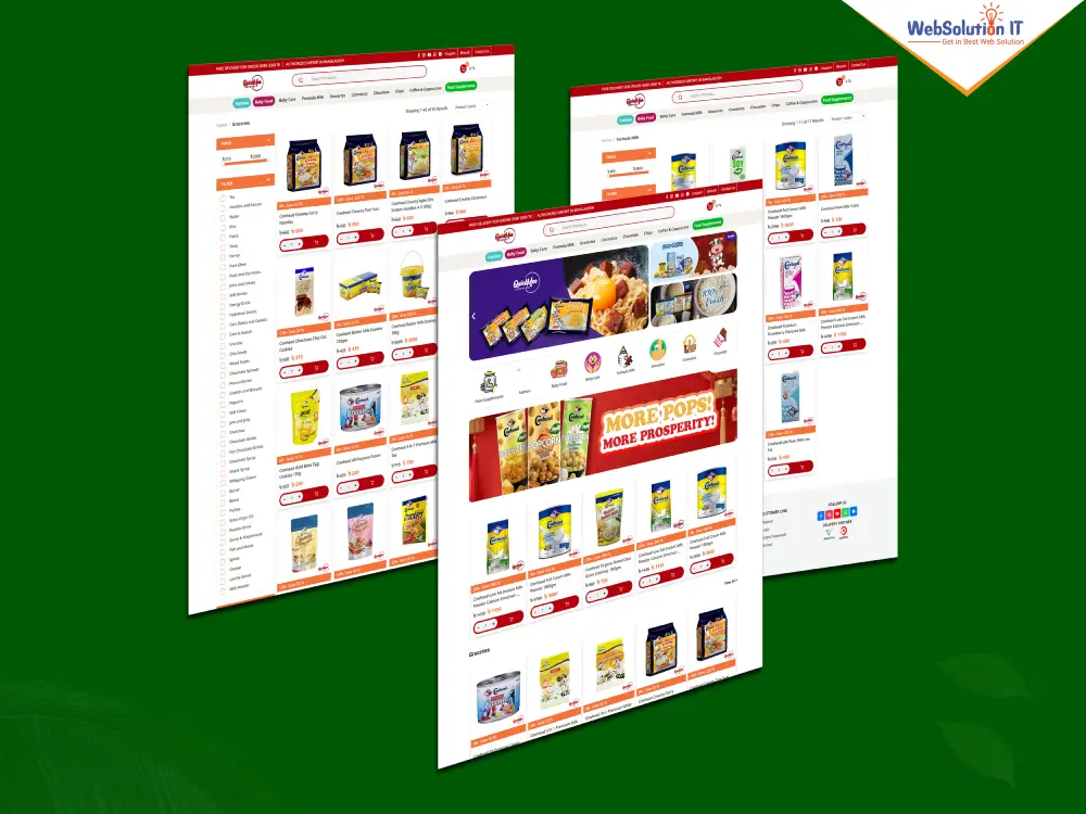 QuickMee Ecommerce Website