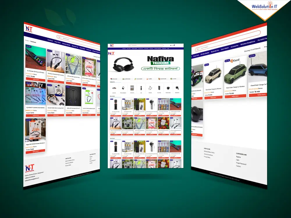 Nafiya Telecom BD Ecommerce Website