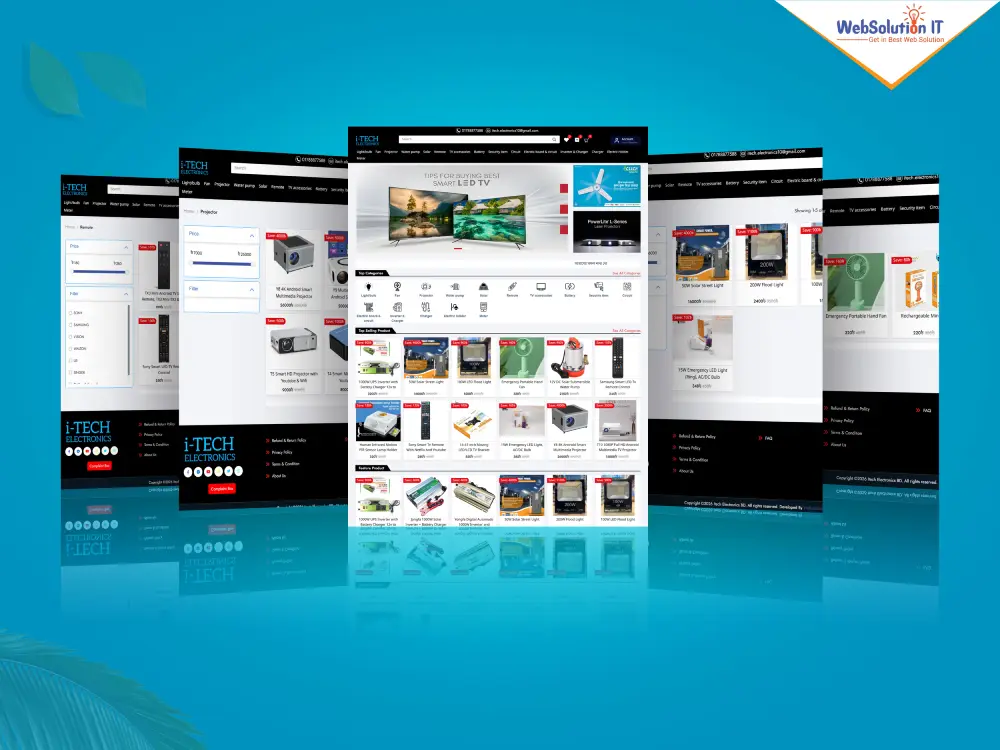 I-Tech Electronics Ecommerce Website