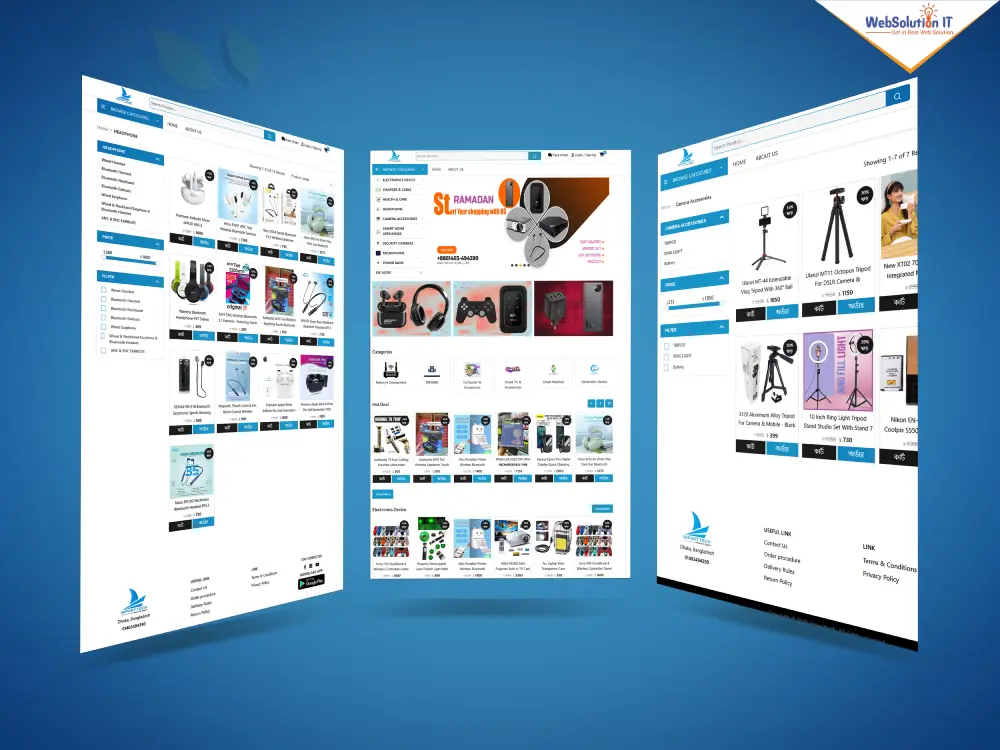 Import Tech Ecommerce Website