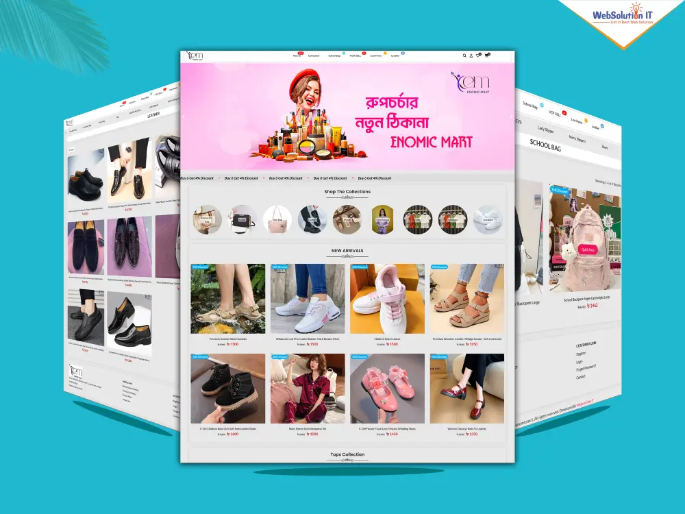 Enomic Mart Ecommerce Website