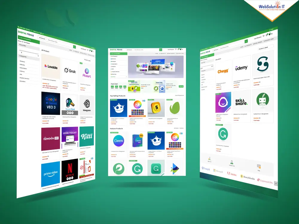 Digital Tools Ecommerce Website