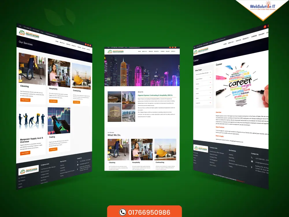 Diganto Express Business Website