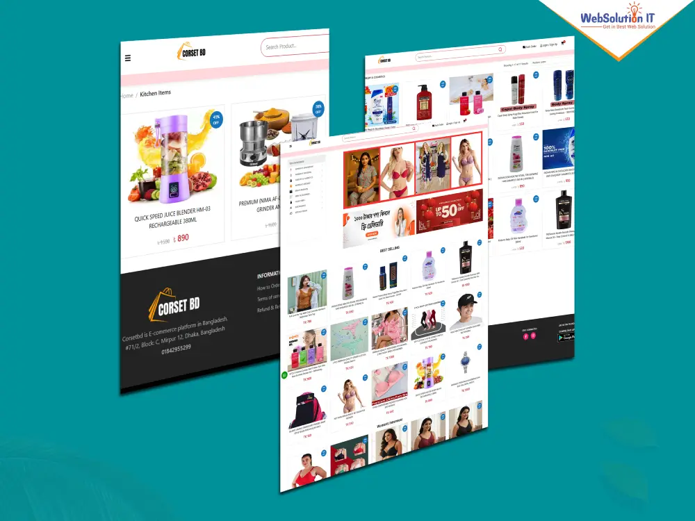 Corset BD Ecommerce Website