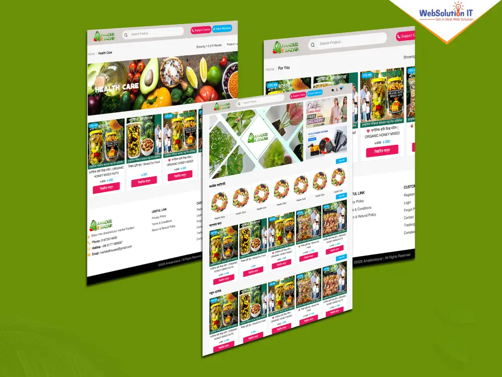 Amader E Bazar Ecommerce Website