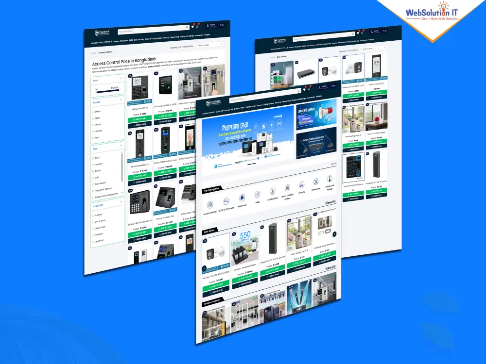 Nabiha Infotech Ecommerce Website