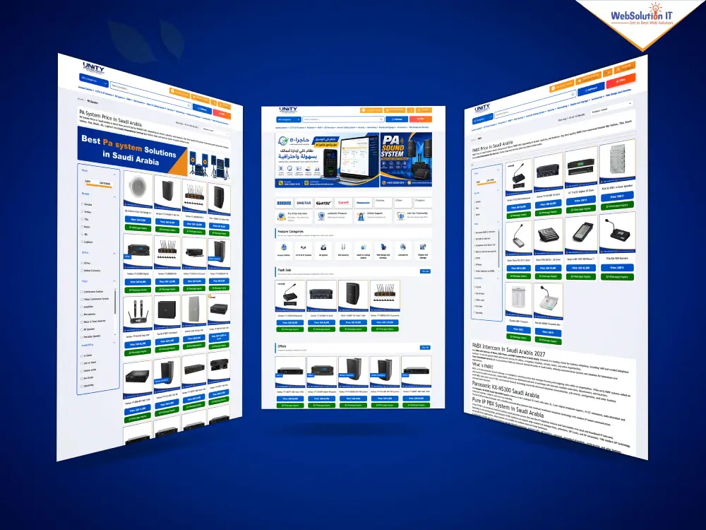 Unity International Services LLC  Ecommerce Website